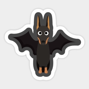 Doberman Pinscher Halloween Fancy Dress Costume Sticker